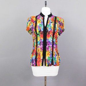 NY Collection‎ Women Shirt Multicolor M